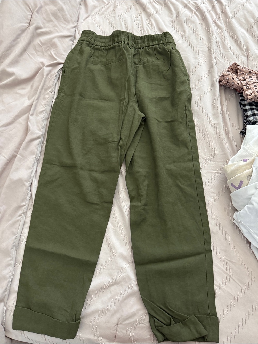a new day Olive Green High-Waist Trousers - Picture 2 of 2